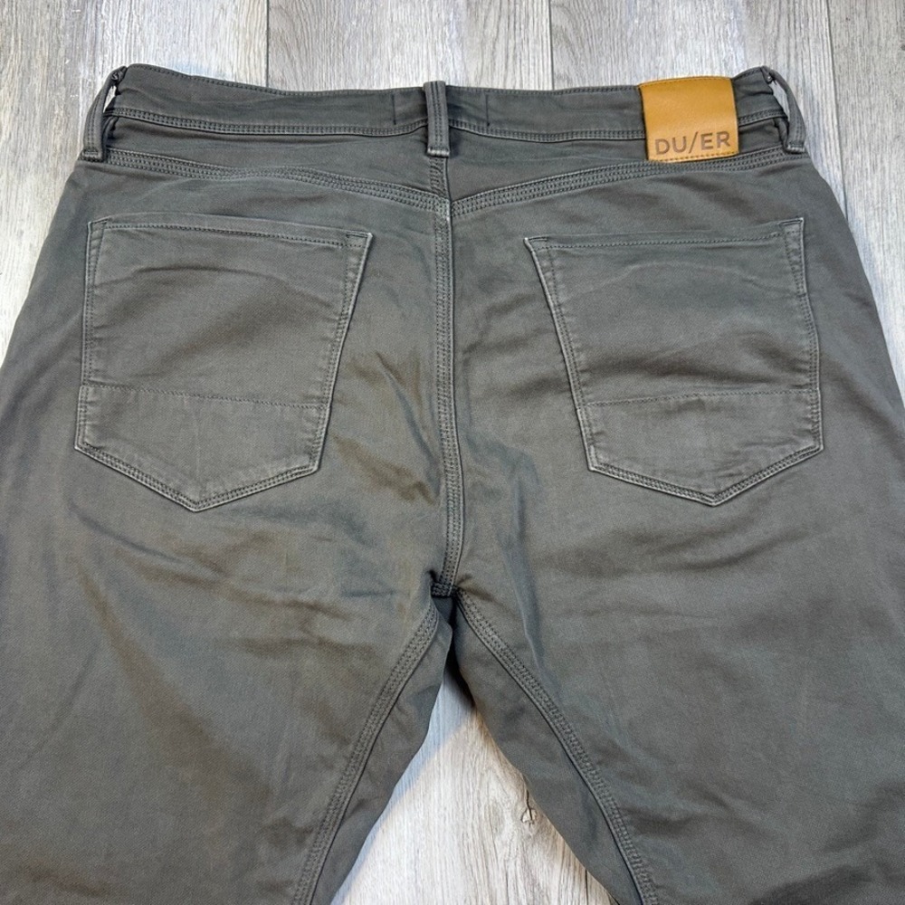 Duer DU/ER N2X Relaxed Taper Jeans Mens 36x30 Gray Denim Stretch Performance Men - Picture 8 of 12